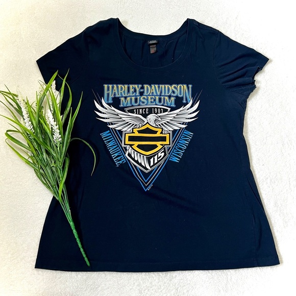 Harley Davidson Museum Short Sleeve Graphic Tee - XL - Picture 1 of 6